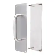 Lockwood Push and Pull Plate Concealed Fix Satin Stainless 214CONPPSS