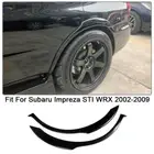 For Subaru Impreza STI WRX 2002-09 Gloss Rear Wide Wheel Arch Fender Flares Lip