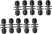 10Pcs Adapter Pipe Joint Ways Pipe Connector for Irrigation Durable Tube Connectors Essential Irrigation Accessories for Garden and Agriculture