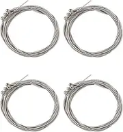 Veulrn Set of 16 Steel Strings for 4 String Bass Guitar