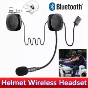 Headset Headphones Helmet Handsfree Bluetooth 5.2 Motorcycle with Mic Earphones