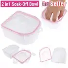 Nail Soak Bowl DIY Nail Enhancement Nail Art Treatment Remove Manicure Tools AU