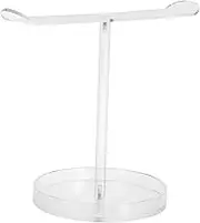 Gatuida Headband Holder Space Saving Acrylic T Stand Organizer for Hair Accessories Jewelry Display for Scrunchies Hair Claw Clips Bangles Necklaces and Earrings