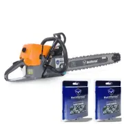 Holzfforma G466 4.4kw Chainsaw Power Head 36"Bar Standard Ripping Skip Chain
