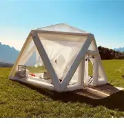 Outdoor Starry Sky Inflatable Transparent Bubble House Portable Camping Tent