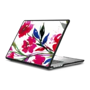 MacBook Pro 16-inch (M1 - M4) Impact Case POCKETFUL OF POSIES Pink Red Teal Green, Floral Watercolor Painting Flowers Colorful Art Girly Pretty Spring Summer Garden Whimsical Fuchsia Bold Feminine Chic Lovely Romantic Design