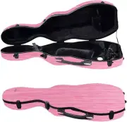 *FINAL SALE* PAITITI Cello Shaped Full Size Super Pink Fiber Glass VIOLIN Case
