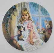 Reco Knowles 1989 "Rain, Rain, Go Away" Collector Plate - New w/ COA & Box
