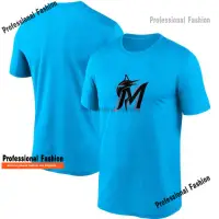 在飛比找蝦皮購物優惠-MLB 邁阿密馬林魚隊 球迷T恤 速乾T恤【S3XL】NO.