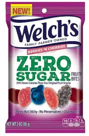 Welch’S Fruit Snacks, Zero Sugar Fruity Bites, Perfect for School Lunches, Berri