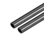 Carbon Fiber Round Tube 6mm x 4mm x 500mm Carbon Fiber Pultrusion Tubing 2 Pcs