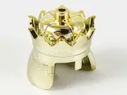 *NEW* Lego Gold Crown Chrome w Nose Shield for Castle Medieval Figures x 1