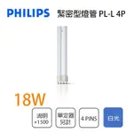 🚀速配🚀飛利浦 緊密型 省電燈管 18W PL-L 4PINS 白光★光彩照明PH-18WPLL%4P