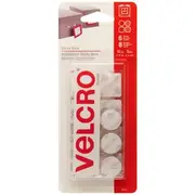 VELCRO 19mm Dots & 22mm Squares 14 Pack White