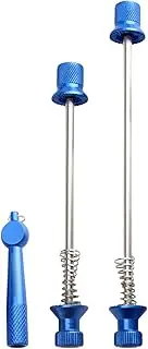 Quick Release Skewer Set - Anti-Theft Wheel Skewer Nut Tool | Lightweight Aluminum Alloy Quick Release Screw Rod for Road Cycling