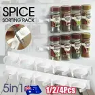 Kitchen Spice Gripper Strip Jar Rack Organiser Storage Holder Wall Hot SaUL