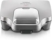 Sunbeam GR6250 Big Fill Toastie Maker | 2 Up Sandwich Toaster | Non-Stick Plates | Silver