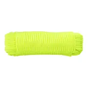 Solid Braid Nylon Rope 5/16 Inch 100 Ft Utility Flag Pole Rope Yellow