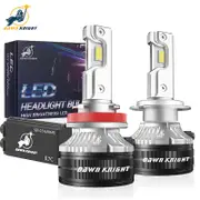 Dawnknight K7c 4300k H7 H4 H11 Led Lamp 3 Copper Tube Led Lights For Car H1 Hb3 9005 Hb4 9006 12v Led Headlight Bulb 6000KH4 150W
