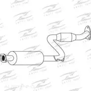 Redback Muffler - M6006K