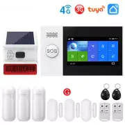 WiFi Alarm System for Home Security Wireless Solar Siren Support Remote Control