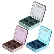 1pc Travel Pill Box Portable Medicine Container Daily Pill Storage Case Visible