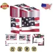 Durable 50-Pc Tax Return Folders with Stylish Red White Blue Design - 9 x 12