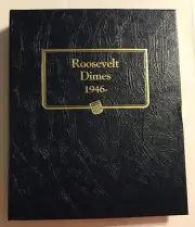 ROOSEVELT DIMES (1946-2010) WITH PROOFS WHITMAN CLASSIC COIN ALBUM #9119
