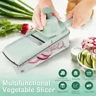 Mandoline Slicer Adjustable Vegetable Slicer Safe Veggie Fruit Slicer with tiwBH