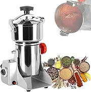 Electric Grain Grinder, 1500g Stainless Steel Superfine Mill with Overload Protection & 5min Timer, 28000RPM High Speed Spice Grain Mill with 270° Manual Swing, for Dry Spice Herbs/Nut/Coffee