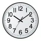 30cm Wall Clock Non Ticking Clock For Any Room 3D Arabic Numerals Compact Size