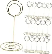 20Pcs Advertisement Sign Clips Table Number Holders for Events Tag Display Clips Suitable for Menu Photos Notes and Enhancement