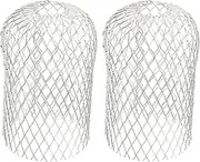 Housoutil 2pcs Protective Net Stainless Strainer Filter Downspout Screen Aluminum Gutter Aluminum Gutter Sieve Protection Guards for Gutter Mesh Filter