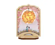 M91 Yellow Magpie Bridge Paper Carving Lamp Bedside Night Light Home Decoration Small Book Light Paper Light and Shadow Lamp