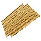 Pack of 2 Dining Table Mats Protective Dish Coasters Cotton Linen Texture
