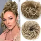THICK Chignon Wavy Messy Bun Updo Scrunchies Extensions Hair Piece Real as Human