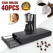 For Nespresso 40 Coffee Capsule Pod Holder Stand Dispenser Rack Storage Capsule
