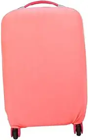 [DEARMAMY] Travel Luggage Case Cover Pink 26-30 Inches Suitcase Cover Elastic Protector Dustproof Suitcase Scratch Resistant High Elasticity