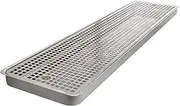 Stainless Steel Drip Tray,Drip Tray,Kegerator Beer Drip Trays,Rectangular Stainless Steel Beer Surface Mount Drip Tray,No Drain,for Home Bar Mini Fridge Without Drain,80cm
