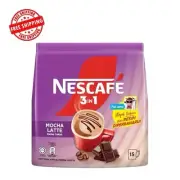 1 X NESCAFE Mocha Latte 3 In 1 Premium Coffee Mix (15s x 23g) FREE SHIPPING