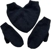 [Dickly] Couple Holding Hands Gloves Mitten Gloves Adults Thermal Stretch Cuff Knit Glove Winter Gloves for Cold Weather Outdoor