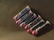 6 pc Set Lot - Chapstick Lip Balm Candy Cane Chap Sticks