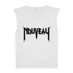 NOUVEAU "HEAVY METAL SLEEVELESS TOP IN COTTON JERSEY" | 白