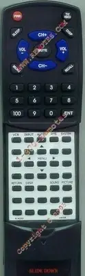 Replacement Remote for ASTAR LTV2001