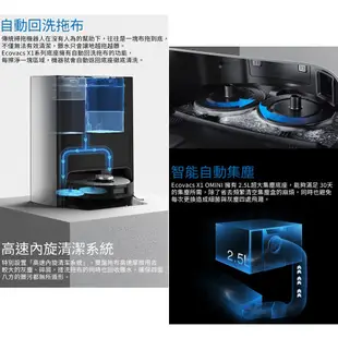 【ECOVACS 科沃斯】DEEBOT X1 OMNI 全能掃拖機器人