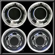 RAM 3500 17" Dually Chrome Wheel Simulators Dual Skins Liners Covers 2015-2016