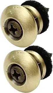 WHAMVOX 2pcs Antique Guitar Strap Locks Non Slip Metal Strap Buttons for Electric Guitar Bass Easy Installation Secure Fit for Enhanced Performance