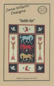 Jane Wilson Designs Saddle Up Western Applique Quilt Pattern