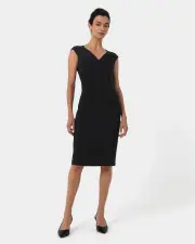 Patricia V-neck Sheath Dress