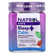 Natrol, Sleep+™ Calm Gummies, Strawberry, 60 Gummies